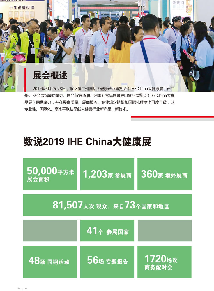 2019第28屆廣州國際大健康產業博覽會回顧 展會概述